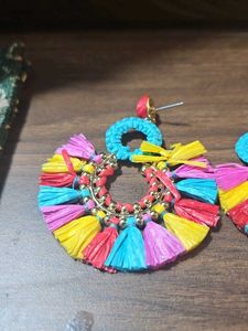 Colorful Tassel Earrings