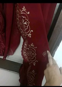 Maroon Dress