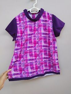 Purple &amp; Pink printed top
