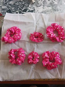 Beautiful and Premium Scrunchies (3 Pairs)