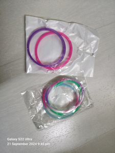 FRIENDSHIP BANDS(6 Pcs New) (Silicone )