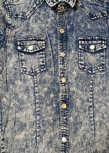 Denim Tshirt Korean Style
