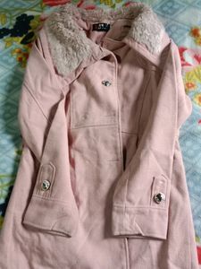 Peach Colour Warm Coat