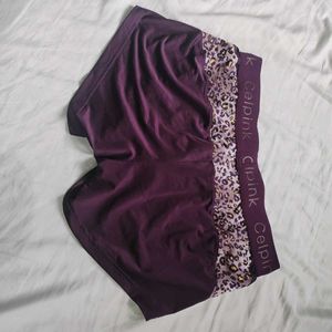 Celpink Purple Animal Print Trunks