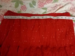 Limited Time Offer Long Red Skirt