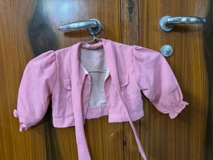 Frill Frock With Shrug