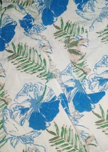 Tropical Print Button-Down Shirt