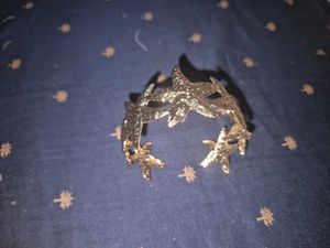 Anti-Tarnish golden plated adjustable cuff bracele