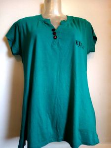 Elle Teal T-Shirt Size M/ L