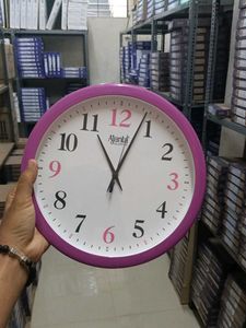 Pink Ajanta Wall Clock
