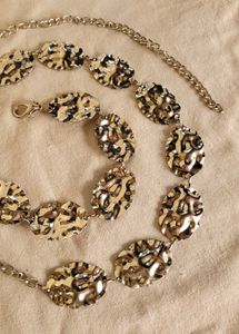 Y2k Pinteresty Silver Chain Waist Belt
