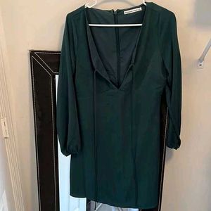 91610. Green Mini Dress