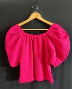 Pink Off Shoulder Top (Women)