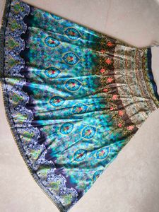 Patterned Ethnic Skirt