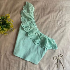 One Shoulder Cut Out Top