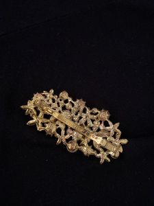 Floral Pearl Hair Clip