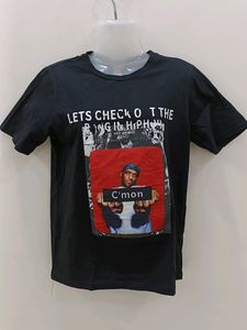 Black Tshirt For Girl's