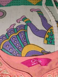 Coral Embroidered Tunic