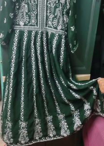 Elegant Embroidered Anarkali Kurti