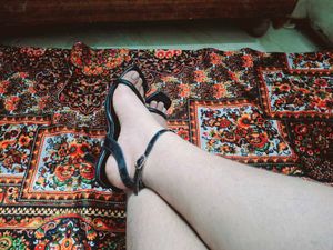 Black Strappy Heels