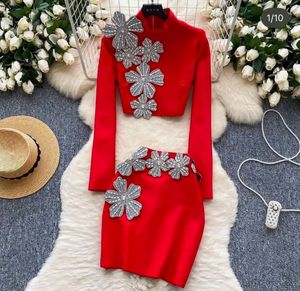 Amazing Viral Pink Rhinestone Co-ord Set