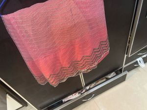 Pink net Dizzle Saree
