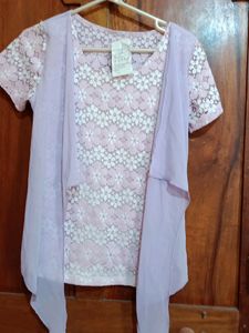 Beautiful Soft Crochet Top .