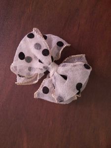 Polka-Dot Bowknot Hairpin