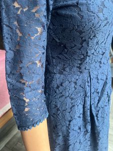Lace Dress 👗 Dark Blue- Small to Medium