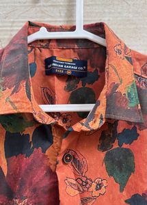 Floral Print Short Sleeve Shirt