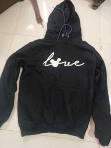 Black 'Love' Hoodie
