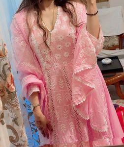 Elegant Pink Kurta Set
