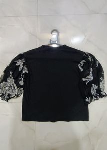 FLORAL BALLOON SLEEVES TOP 🌸