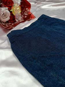 Dark Denim Mini Skirt💙