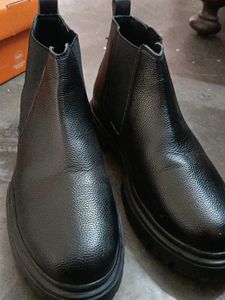 Black Leather Boots