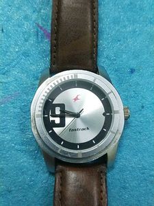 Fastrack Brown Leather Men Watch