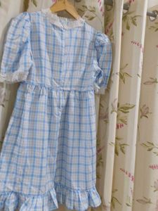 Cute Girls&#39; Plaid Dress