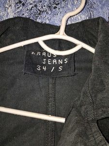 Black Corduroy Casual Jacket