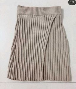 Knit Ballerina Warp Skirt