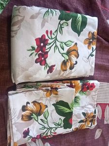 Cotton bed Sheet With Two Pillow Cover