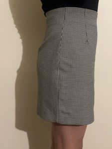 Houndstooth Mini Skirt