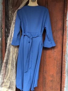 Blue Wrap Dress
