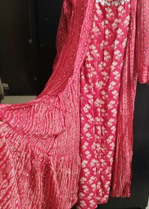 Red Dress And Jacket Set
