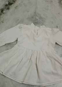 Baby Girl Stylish White Top🤍