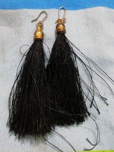 Black Part Wear Earrings.