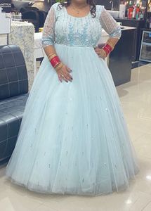 BRIDAL RECEPTION ENGAGEMENT PRINCESS GOWN