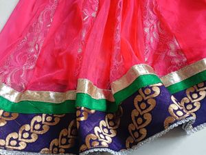 Pink Anarkali suit