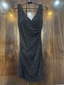 Sexy Black Sparkly Bodycon Dress
