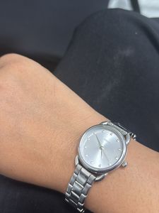 Fossil Silver Analogue Watch - Tailor Mini