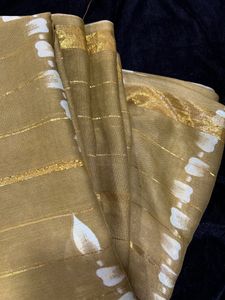 Olive Green Saree